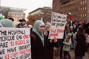 Pro Palestine Demo Continues In Duesseldorf