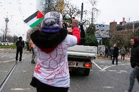 Pro Palestine Demo Continues In Duesseldorf