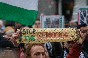 Pro Palestine Demo Continues In Duesseldorf