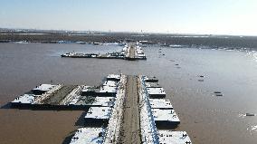 Yellow River Snow Scenery