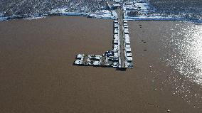 Yellow River Snow Scenery