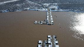 Yellow River Snow Scenery