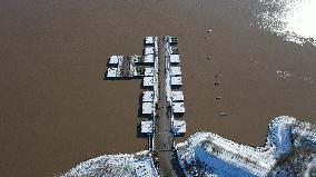 Yellow River Snow Scenery