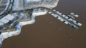 Yellow River Snow Scenery