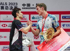 (SP)CHINA-HANGZHOU-BADMINTON-WORLD TOUR FINALS-MEN'S SINGLES(CN)