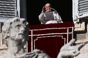 Pope Francois Leads The Angelus The Day he Turns 87 years Old - Vatican