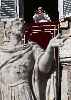 Pope Francois Leads The Angelus The Day he Turns 87 years Old - Vatican