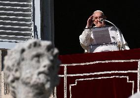 Pope Francois Leads The Angelus The Day he Turns 87 years Old - Vatican