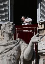 Pope Francois Leads The Angelus The Day he Turns 87 years Old - Vatican