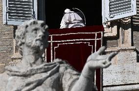 Pope Francois Leads The Angelus The Day he Turns 87 years Old - Vatican