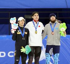 (SP)SOUTH KOREA-SEOUL-ISU WORLD CUP SHORT TRACK SPEED SKATING-MEN'S 500M