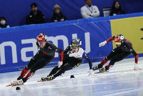 (SP)SOUTH KOREA-SEOUL-ISU WORLD CUP SHORT TRACK SPEED SKATING-MEN'S 1500M