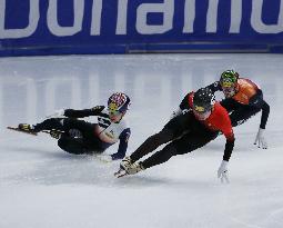 (SP)SOUTH KOREA-SEOUL-ISU WORLD CUP SHORT TRACK SPEED SKATING-MEN'S 5000M RELAY