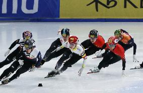 (SP)SOUTH KOREA-SEOUL-ISU WORLD CUP SHORT TRACK SPEED SKATING-MEN'S 5000M RELAY