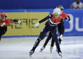 (SP)SOUTH KOREA-SEOUL-ISU WORLD CUP SHORT TRACK SPEED SKATING-WOMEN'S 500M