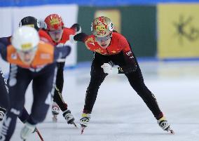 (SP)SOUTH KOREA-SEOUL-ISU WORLD CUP SHORT TRACK SPEED SKATING-WOMEN'S 500M