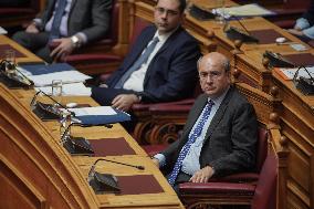 Voting For Thre Greek Draft Budjet Of 2024