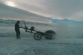 Barkol Ice and Snow Festival Preparation