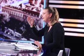 Marion Marechal and Mathilde Panot Debate on BFMTV - Paris