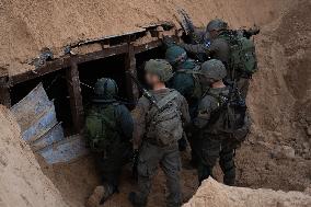 MIDEAST-GAZA-IDF-HAMAS-UNDERGROUND TUNNEL SYSTEM