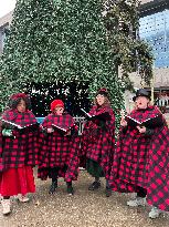 Christmas Carolers In Toronto, Canada