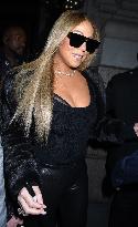 Mariah Carey Exits Her Hotel - NYC