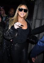 Mariah Carey Exits Her Hotel - NYC