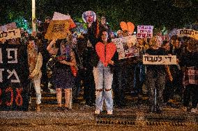 March For Ceasefire - Tel Aviv