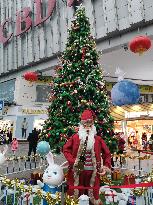Christmas atmosphere in China