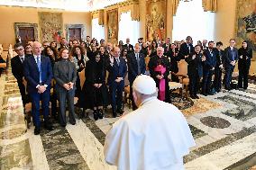 Pope Francis In Private Audiences - Vatican