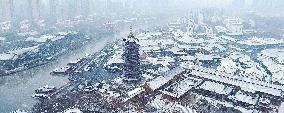 Heavy Snow Hit Huai'an