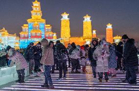 CHINA-HEILONGJIANG-HARBIN-ICE-SNOW WORLD-OPEN (CN)