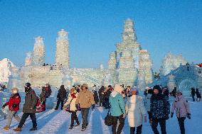 CHINA-HEILONGJIANG-HARBIN-ICE-SNOW WORLD-OPEN (CN)