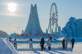 CHINA-HEILONGJIANG-HARBIN-ICE-SNOW WORLD-OPEN (CN)