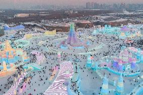 CHINA-HEILONGJIANG-HARBIN-ICE-SNOW WORLD-OPEN (CN)