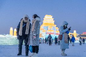 CHINA-HEILONGJIANG-HARBIN-ICE-SNOW WORLD-OPEN (CN)