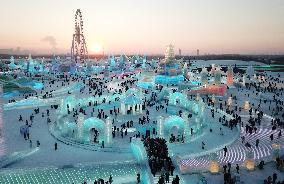 CHINA-HEILONGJIANG-HARBIN-ICE-SNOW WORLD-OPEN (CN)