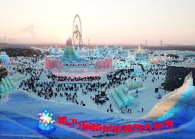 CHINA-HEILONGJIANG-HARBIN-ICE-SNOW WORLD-OPEN (CN)