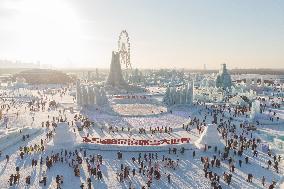 CHINA-HEILONGJIANG-HARBIN-ICE-SNOW WORLD-OPEN (CN)