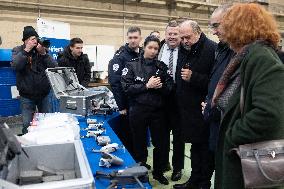 Hand-over of 142 drones to the Paris Police - Issy Les Moulineaux