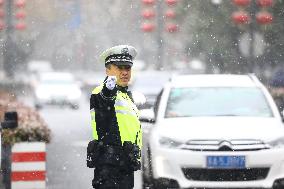Heavy Snow Hit Nanjing