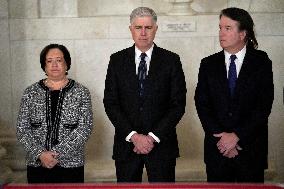 Former Supreme Court Justice O’Connor Lies in Repose - DC