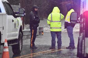 Trees Snapped, Park And Parking Lots Flooded In New Jersey