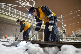 Railway Deicing in Nanjing