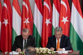 HUNGARY-BUDAPEST-TÜRKIYE-PRESIDENT-VISIT