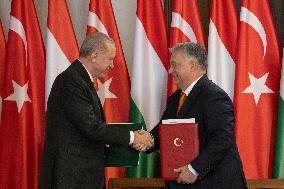 HUNGARY-BUDAPEST-TÜRKIYE-PRESIDENT-VISIT