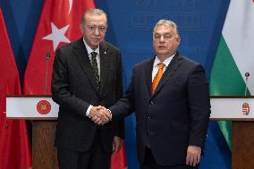 HUNGARY-BUDAPEST-TÜRKIYE-PRESIDENT-VISIT