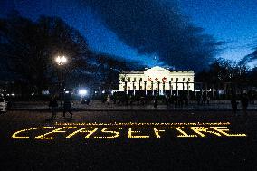 Vigil for a ceasefire in Israel and Palestine