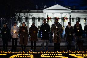 Vigil for a ceasefire in Israel and Palestine