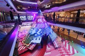 A Christmas Tree at A Shopping Mall in Hangzhou